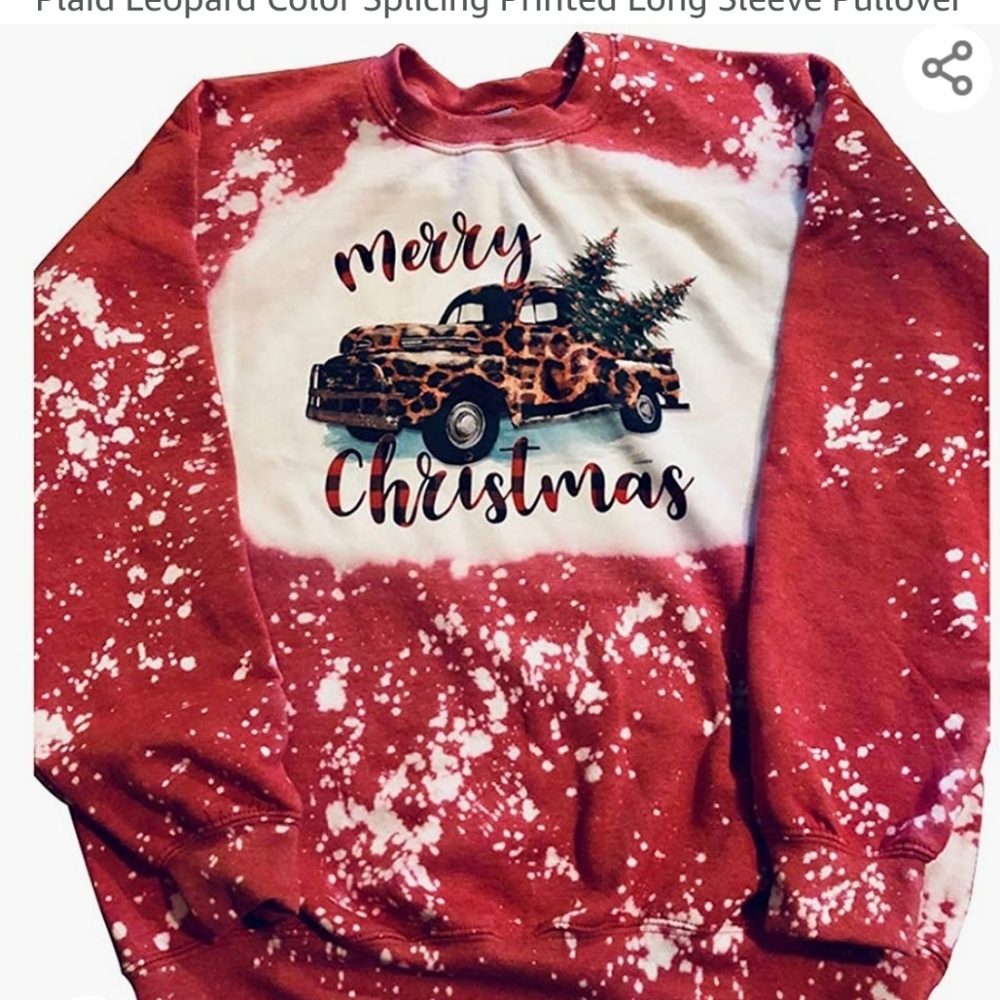 Brand: JXSEN Merry Christmas crew neck sweatshirt
